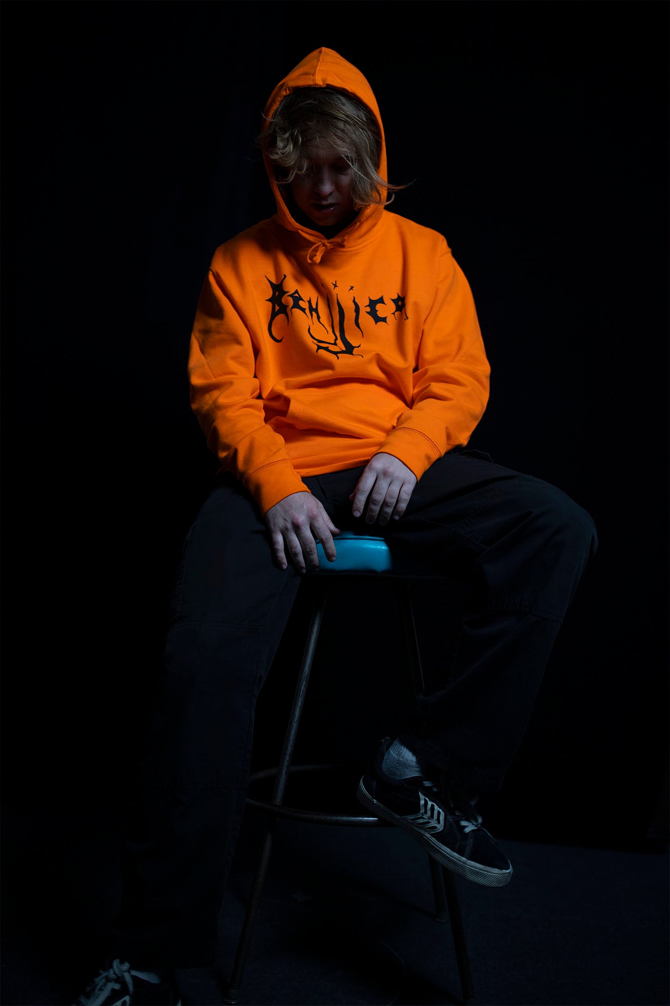 Benjji Logo Hoodie - Orange