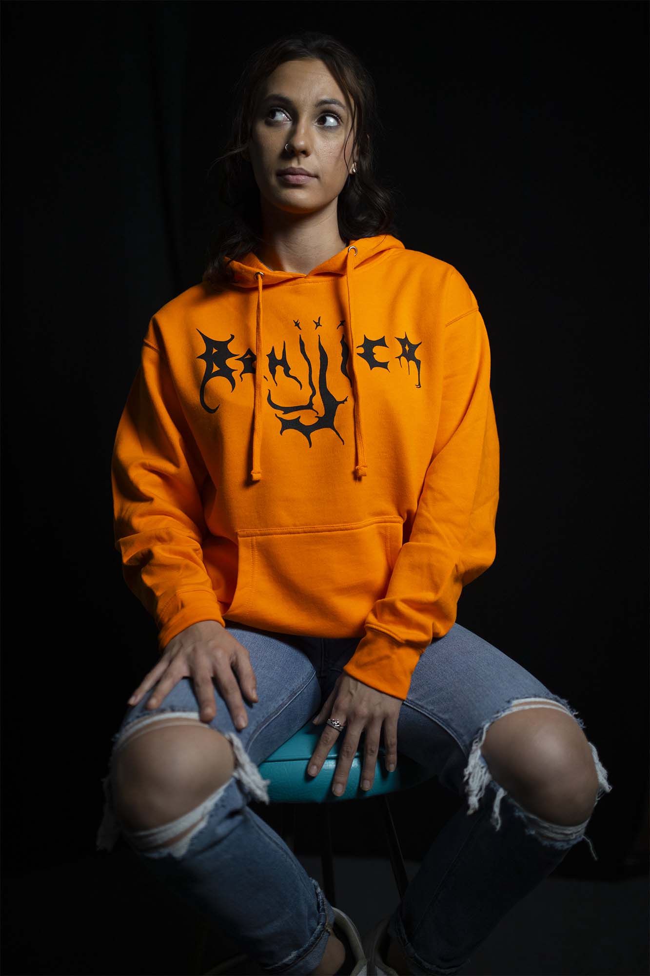 Benjji Logo Hoodie - Orange