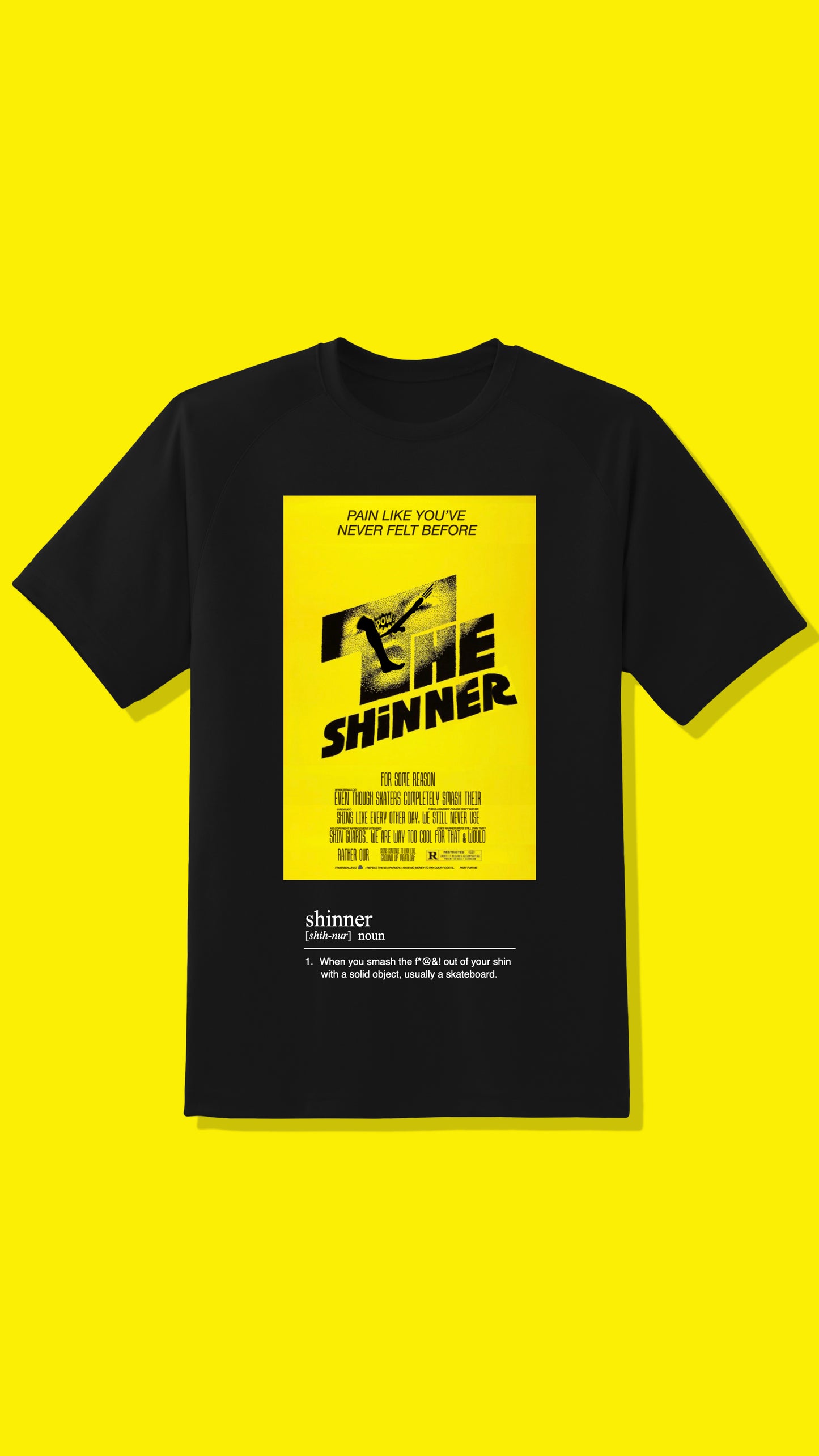 THE SHINNER TEE - BLACK