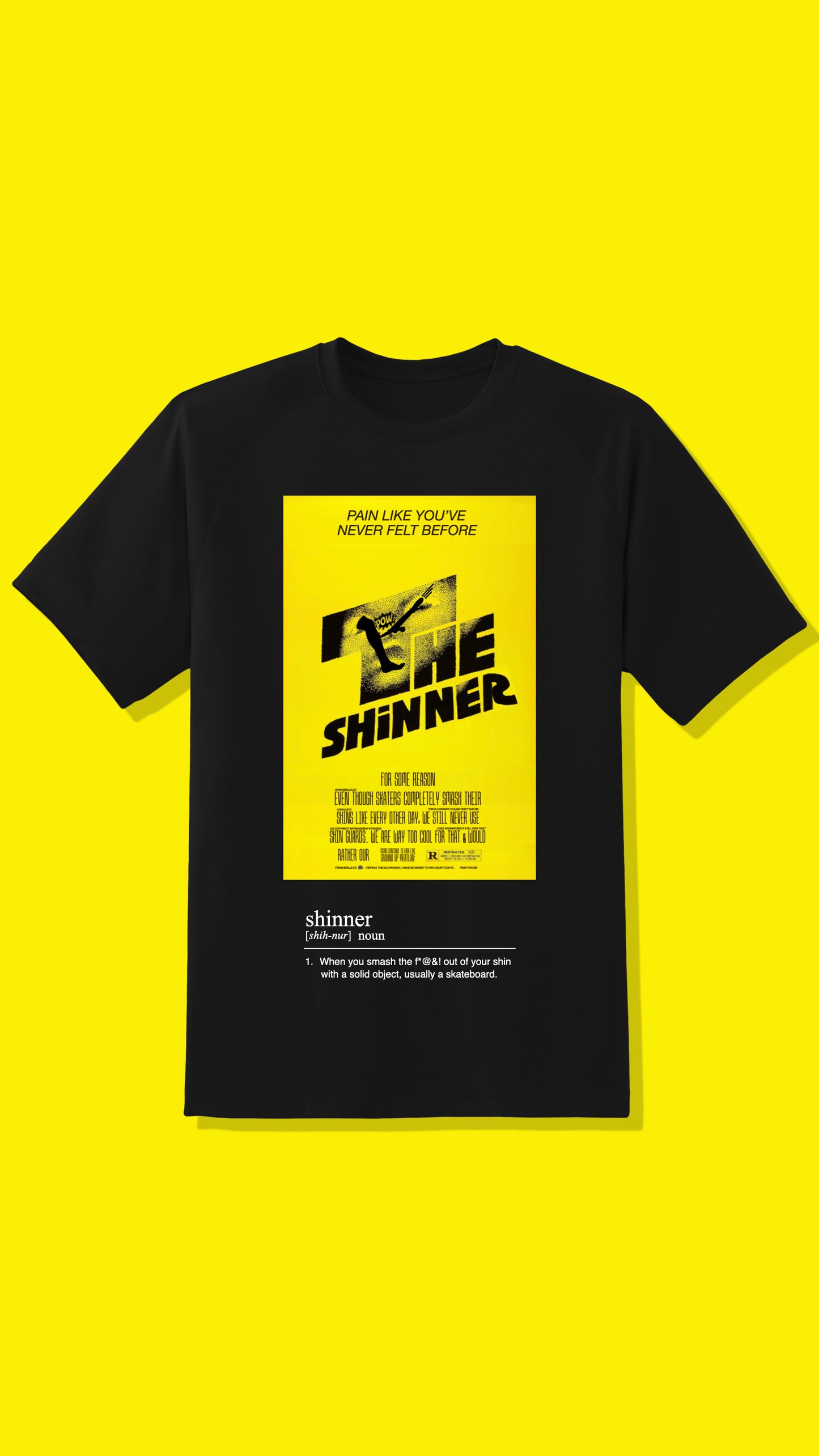 THE SHINNER TEE - BLACK